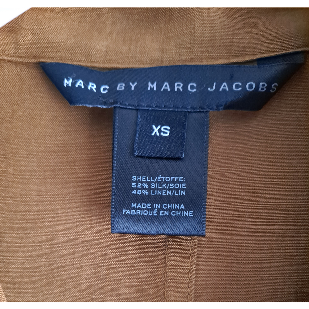 Marc By Marc Jacobs Tan Brown Relaxed Blazer - Picture 3 of 5